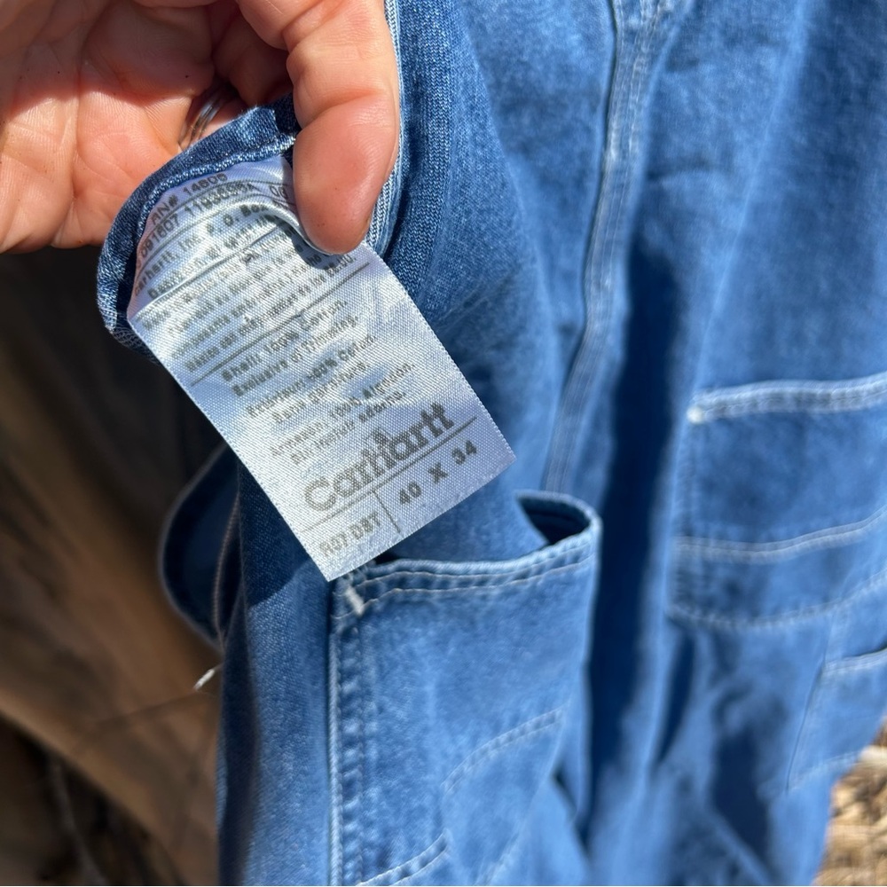 CARHARTT OVERALLS MENS SIZE 40x34 - Picture 6 of 6